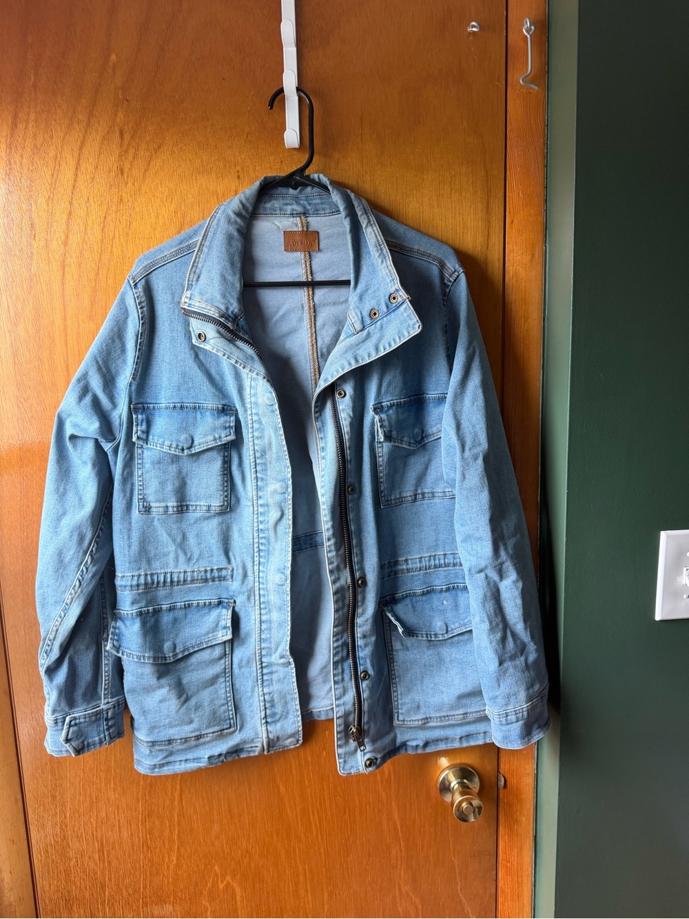 Judy Blue Long Light Denim Jacket